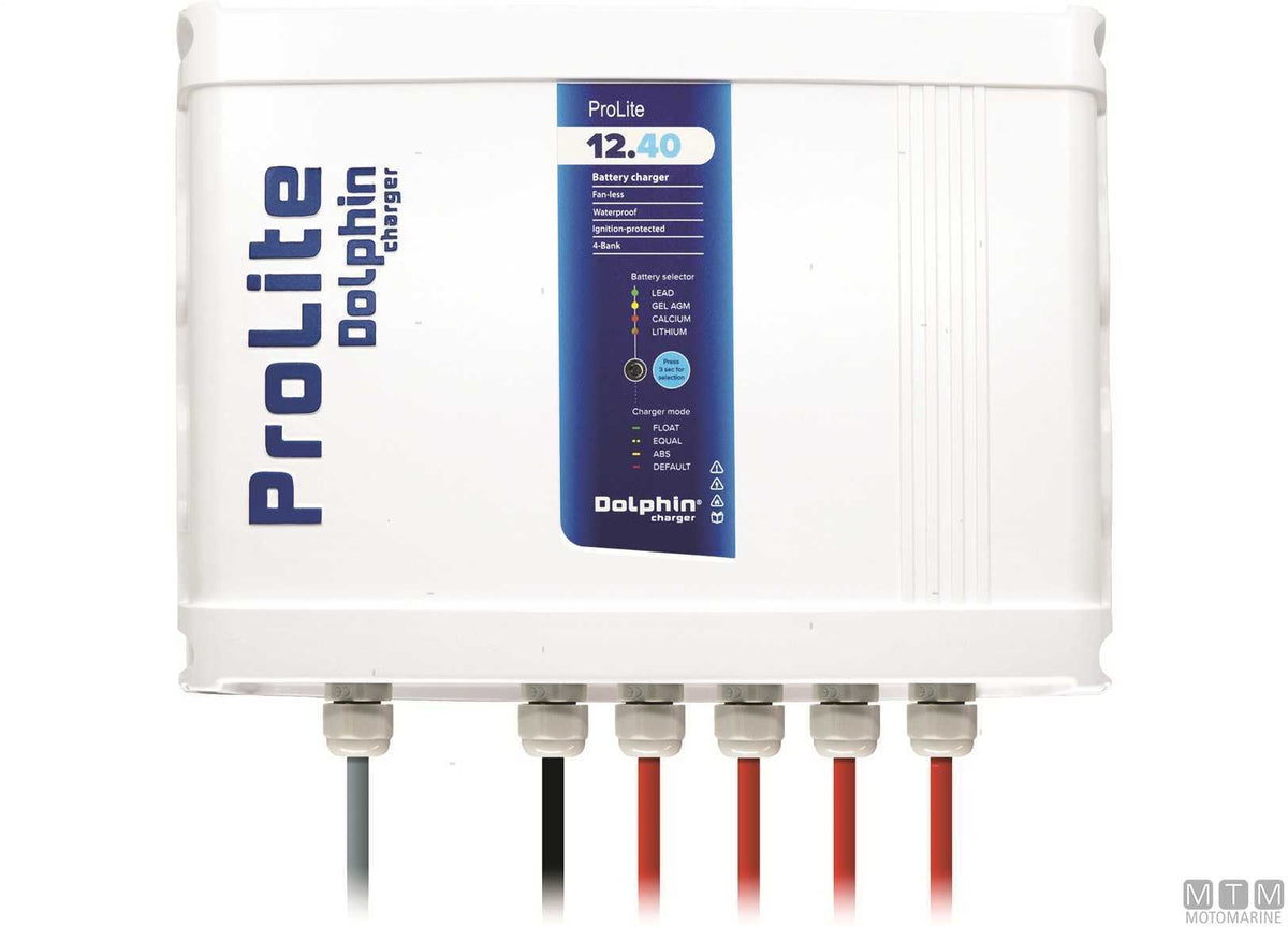 Dolphin ProLite Battery Charger 12V 25A - original photo Motomarine Srl