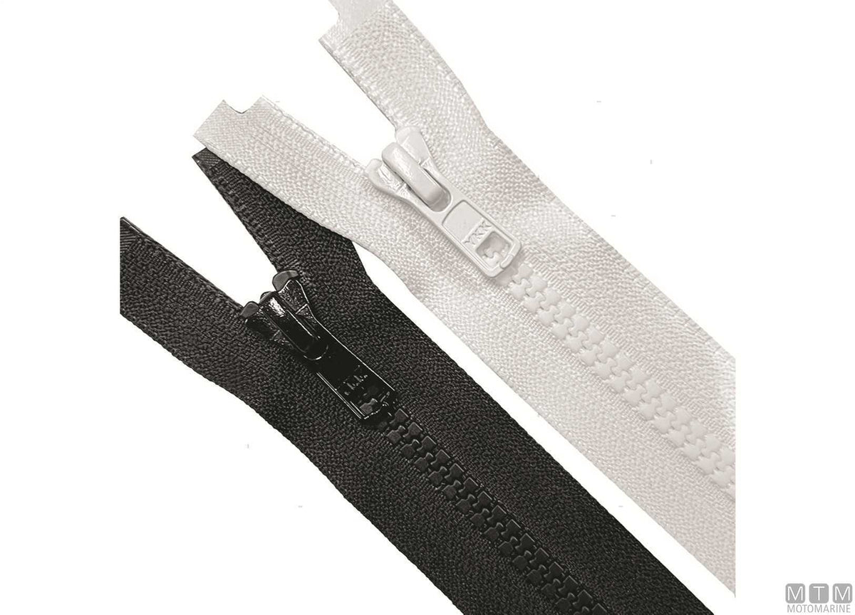 YKK zip fastener 100 cm black - original photo Motomarine Srl