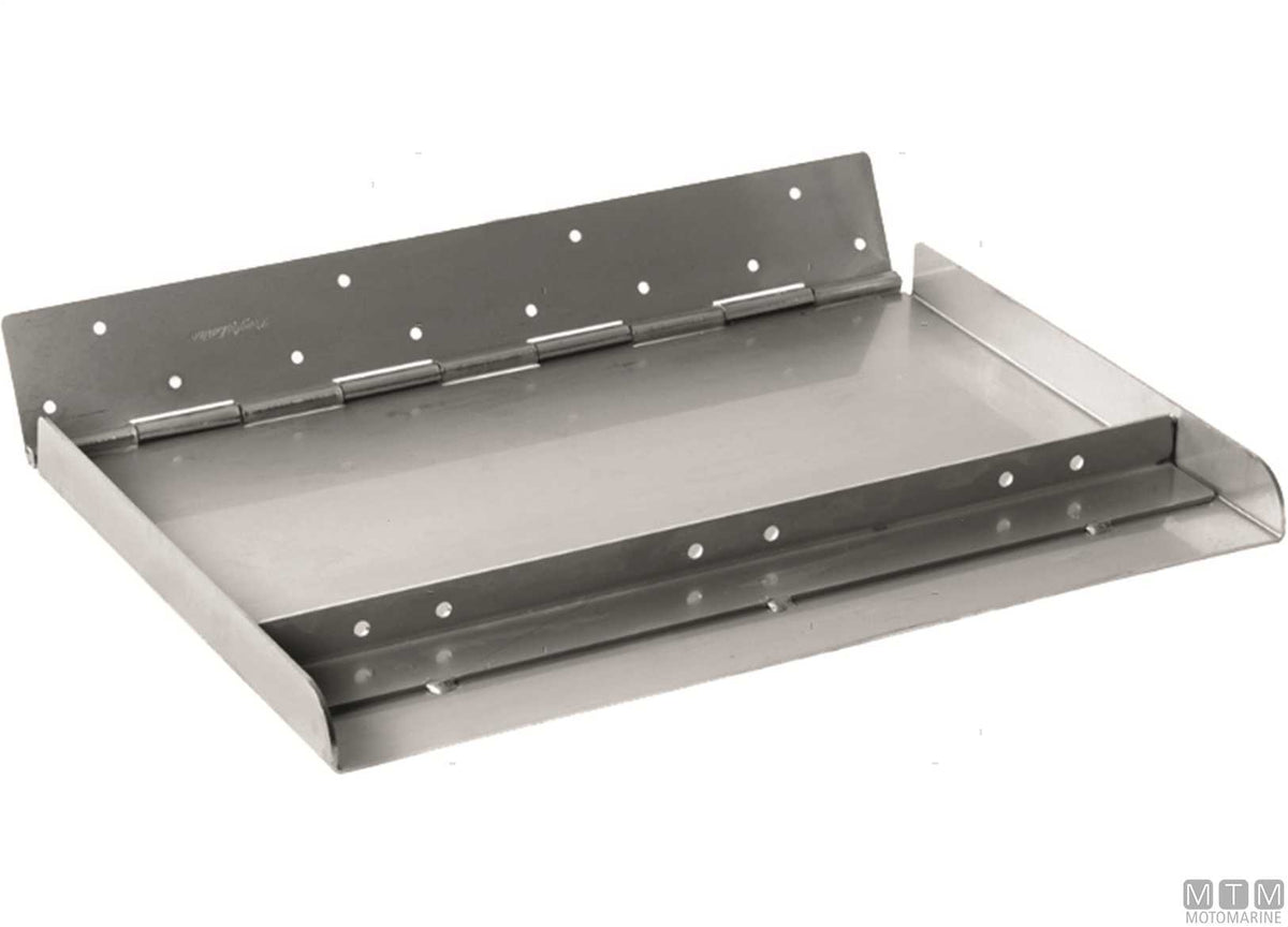 Pair of trim tab blades 450x300 cm, stainless steel - original photo Motomarine Srl