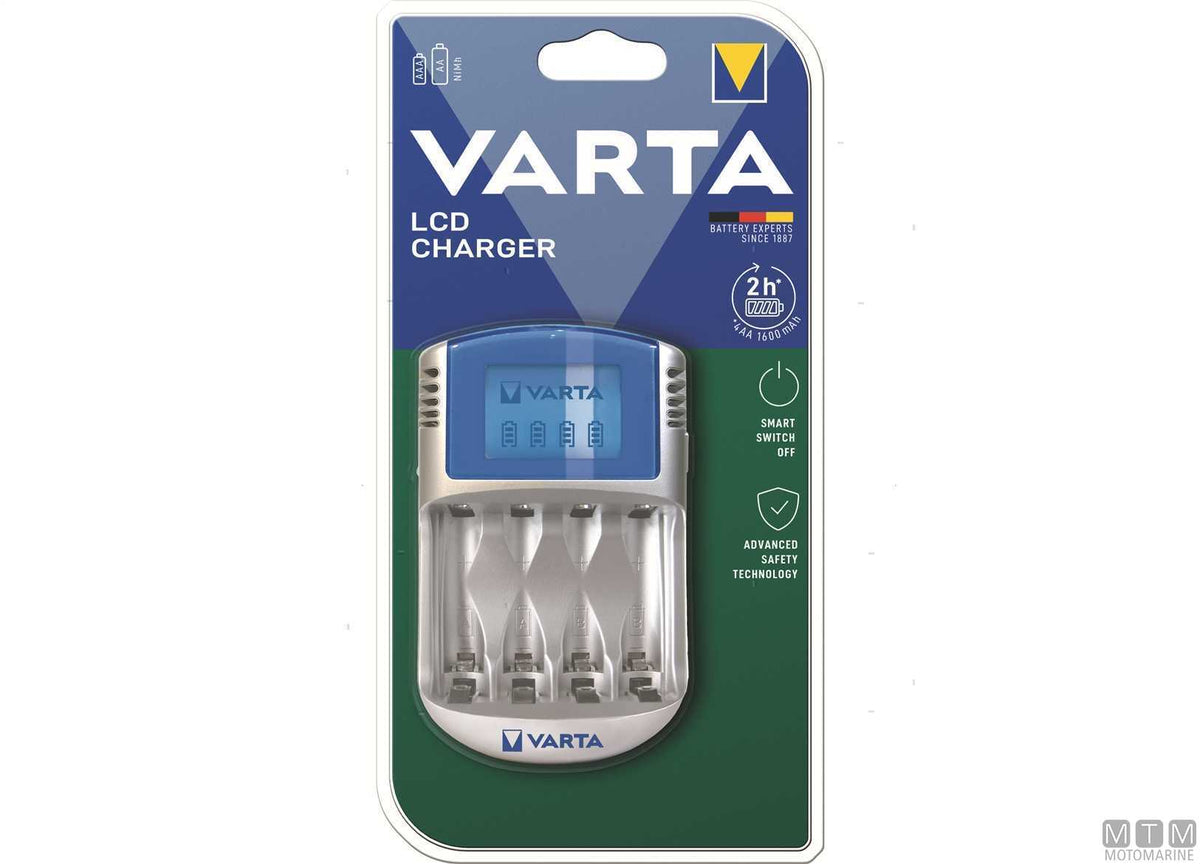 Varta LCD Charger x4 - original photo Motomarine Srl