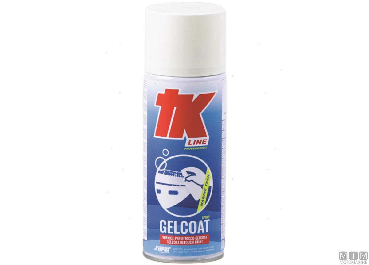 TK gelcoat spray white 400 ml - original photo Motomarine Srl