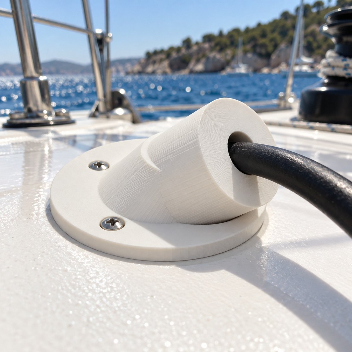 Deck cable gland
