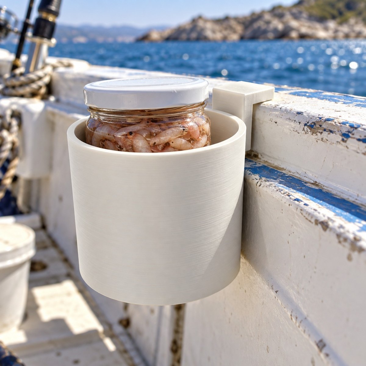 Bait jar holder