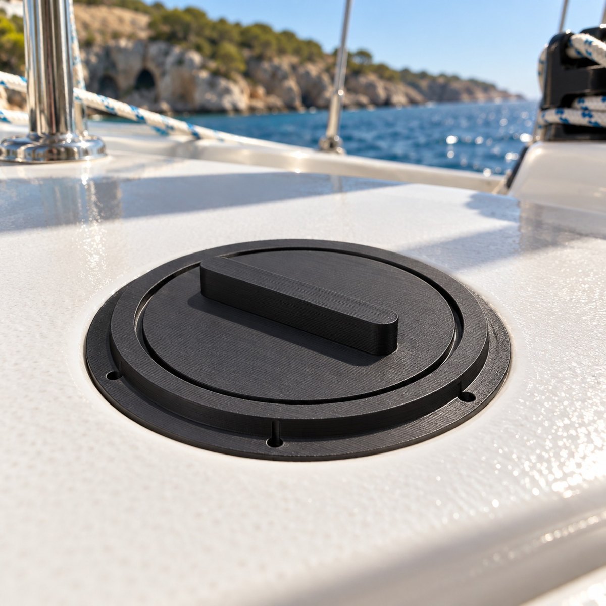 Inspection deck plate