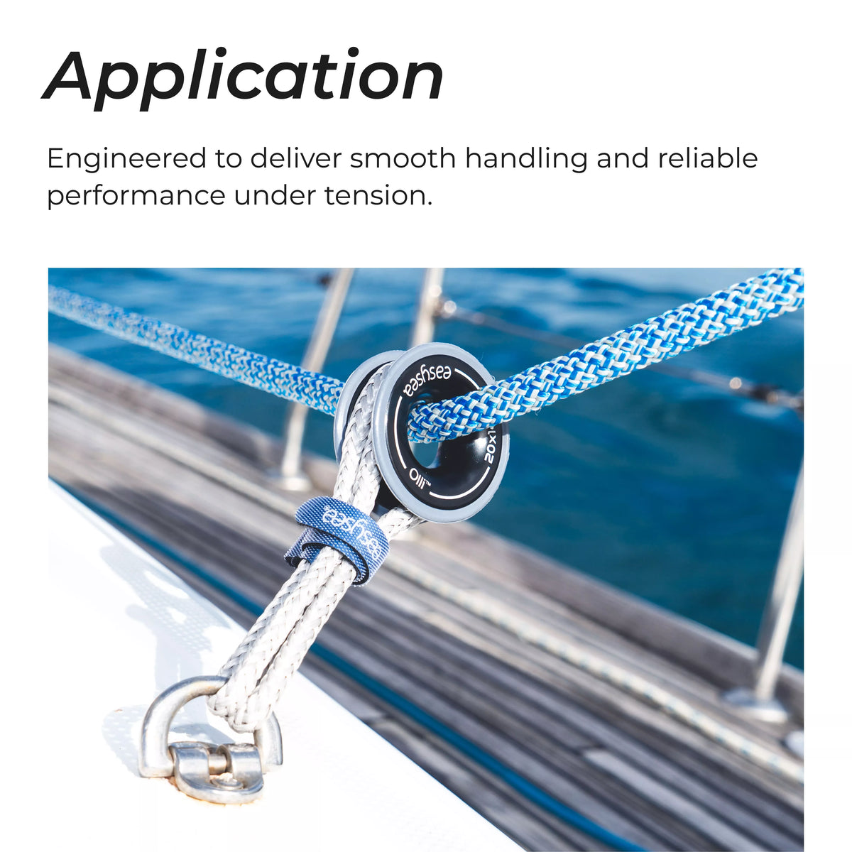 Sheathed Loop Dyneema — installed onboard