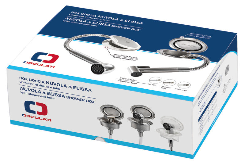 Elissa deck shower Keji II shower SS hose 2.5m - foto originale Osculati Srl