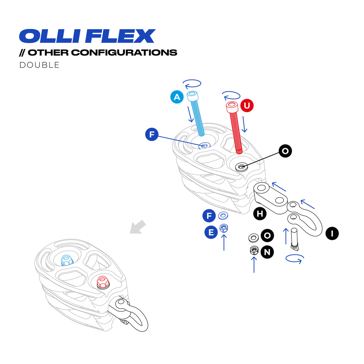 Olli Flex Conversion Kit M HL / Other configurations / double