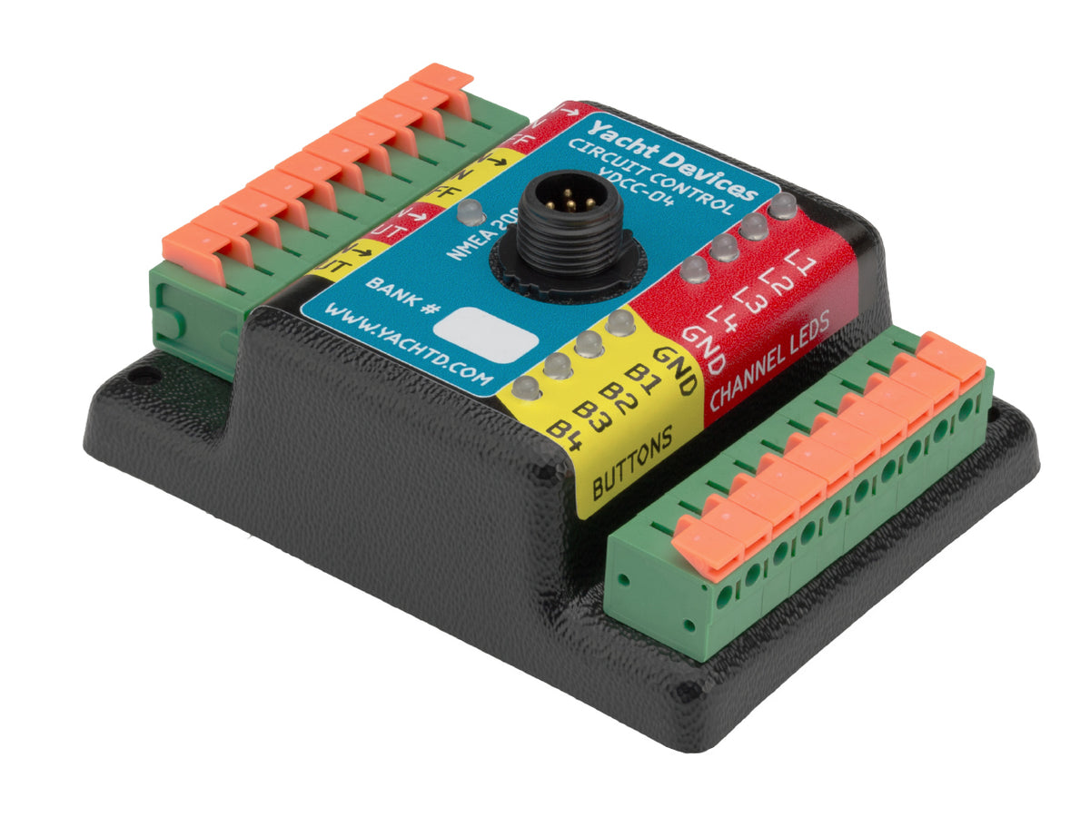 Yacht Devices NMEA 2000 Circuit Control YDCC-04 — view 2