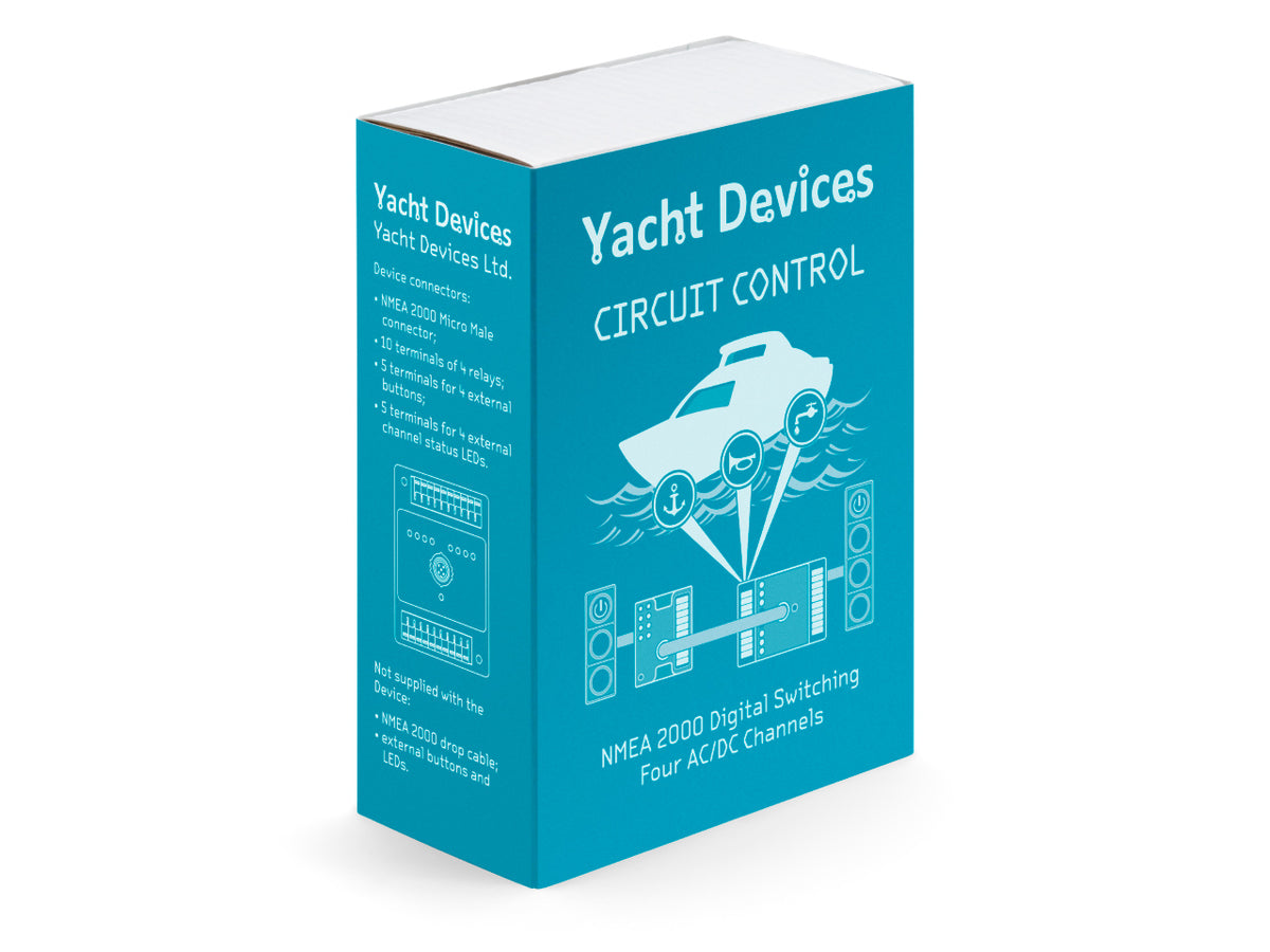 Yacht Devices NMEA 2000 Circuit Control YDCC-04 — view 4