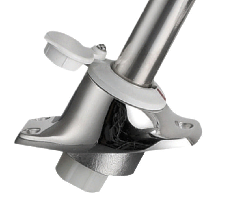 360° pull-out white pole light 30° on axis - foto originale Osculati Srl