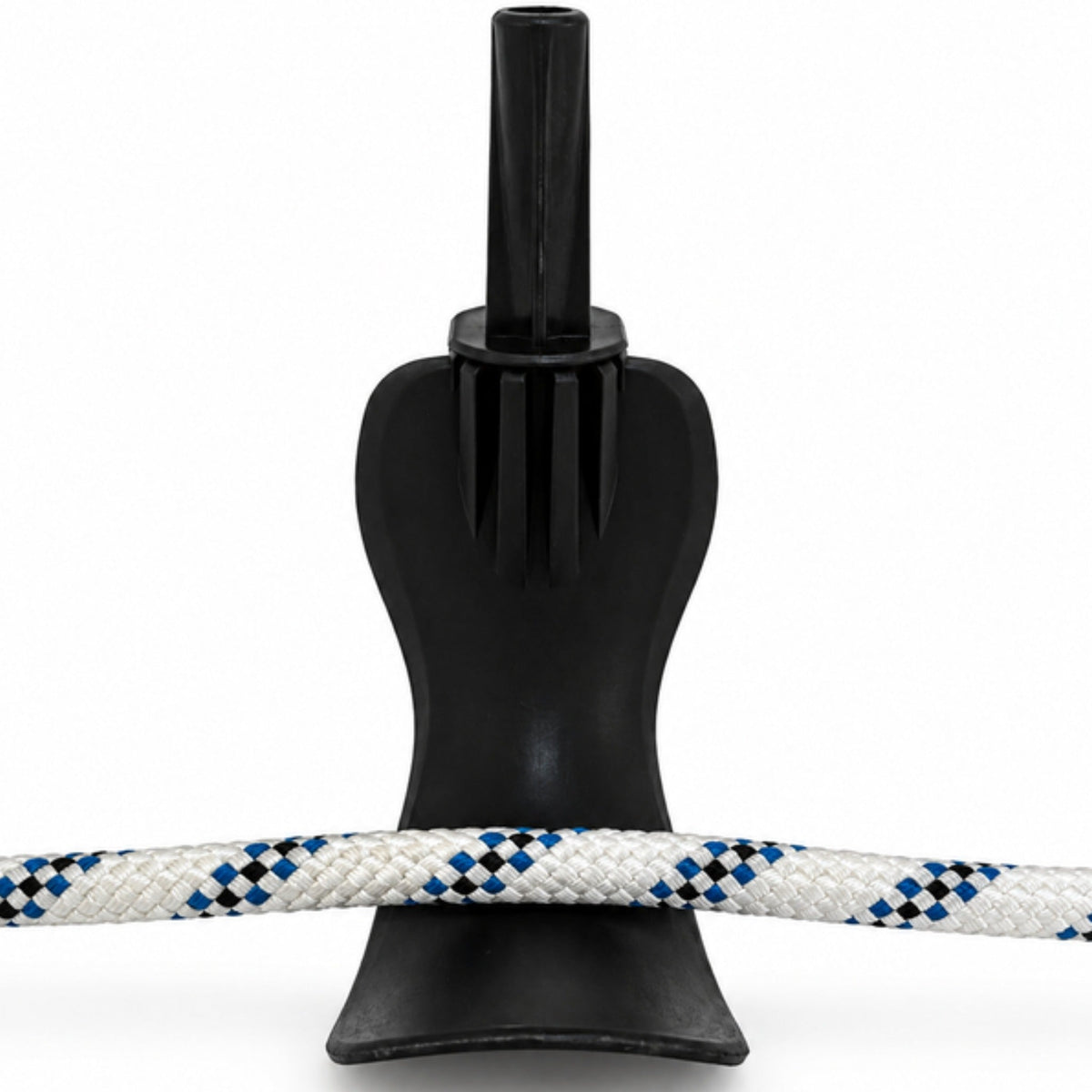 Jake Mooring Kit: QuickGrip Linemaster gripping a mooring line